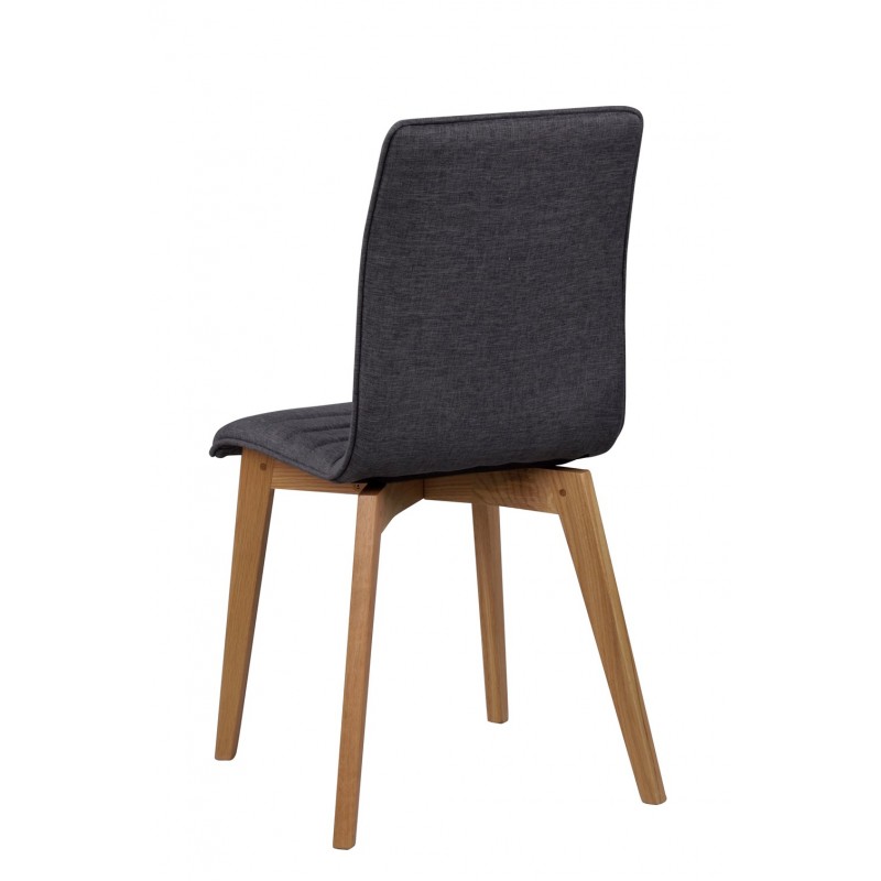 RO Gracy Chair Dark Grey/Oak